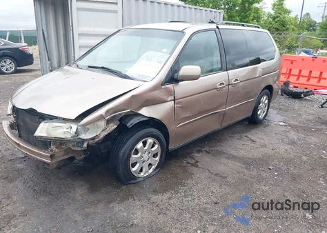 2004 Honda Odyssey Ex-L z USA, uszkodzony, nr VIN 5FNRL18024B079462